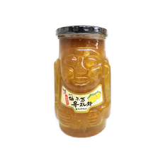 韓味不二 濟州柚子茶 果醬, 濟州島特產柚子, 酸甜口感獨特, 1kg, 1罐