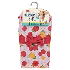 MARUKAN 涼感浴衣 寵物和服, 粉紅色, S, 1入