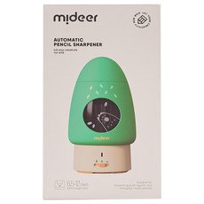 mideer 全自動退筆削鉛筆機, 大樹款 綠色, 1個