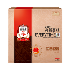 正官庄 Everytime 高麗蔘精 Everytime柚 10ml, 30包, 1盒