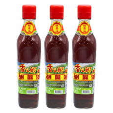 香之鄉 胡麻油 500ml 台灣產, 3瓶