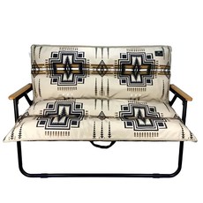 OWL CAMP 雙人椅套, 卡其漸層圖騰, 1個