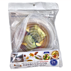 SKATER 耐熱透明矽膠蓋2入組, 1組