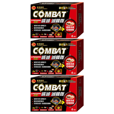 COMBAT 威滅 滅蟑隊 Set 6個, 連鎖殺蟑, 藥效持續3個月, 27g, 3盒