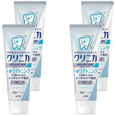 LION 獅王 固齒佳酵素極致亮白牙膏, 雙重淨色因子, 日本先進酵素配方, 130g, 4條