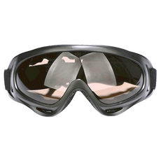 戶外運動眼鏡 單車防風護目鏡, UV400 Protection CE, 高清鏡片, 18 x 8cm, 灰黑色, 1個