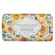 ZENI 義大利三重研磨香皂，向日葵&摩洛哥堅果 260g, 1個