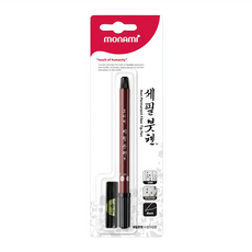 monAmi 墨水筆附補充液 Set 2組, Black