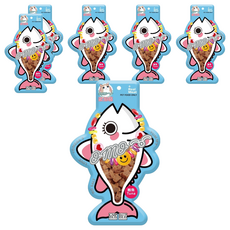 歐姆貓 胖胖魚鮪魚條, 真肉製成 寵物零食, 25g, 6袋