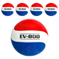 台灣 Vega 軟式橡膠排球 EV-800 新6片貼排球 OVR-510, 5 圓周650~670mm, 1個