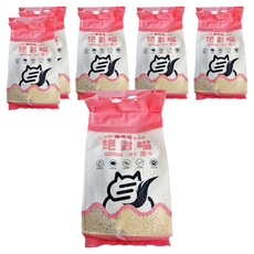 Mao One 毛萬 絕對喵 破碎型豆腐砂 2.5KG 忠於原味, 2.5g, 6包