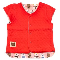 bellemaison 日本千趣會 兒童款 四季背心-熊(雙面) 110