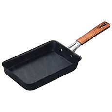 珍珠金屬13x18cm黑色玉子燒鍋(IH適用, 18cm, 1入