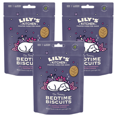 LILY'S KITCHEN 莉莉廚房 晚安餅乾 犬專用 - 有機晚安餅乾 (80g), 3包, 洋甘菊