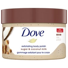 Dove 多芬 去角質身體磨砂膏 糖霜&椰漿 298g, 1罐