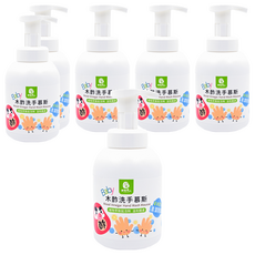 DAWOKO 木酢達人 植物萃取精油洗手慕斯 起泡劑 溫和親膚, 340g, 6瓶