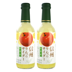 木村飲料 信州蘋果風味汽水 原汁含有率50%, 240ml, 2瓶