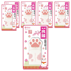 EKI MORI MACHI 驛森町 大貓掌修正帶, 幸福良緣 粉白, 6個