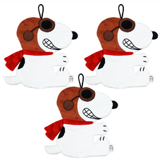 MORINO 摩力諾 SNOOPY 造型擦手巾 SN815, 飛行員, 3條