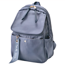 日本 Nicott Take Me 輕量休閒後背包，10個收納夾層, 23 x 17 x 37cm, 藍色