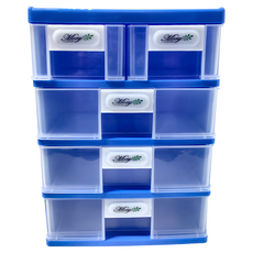 MORY 茂盛 高手收納盒-23 聚丙烯(PP)材質 14.5 x 24.5 x 36 (cm) 台灣製造, 紅色 + 綠色 + 藍色, 1個