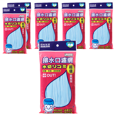 HIKARI 日光生活 排水口濾網 X008-3 200個 超細濾網 防堵塞, 6包