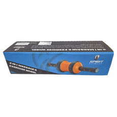 SPIRIT 健腹雙用滾輪 43 x 11.5 x 11.5cm 900g, PS020052-50-01, 橘色 + 黑色