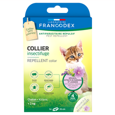 FRANCODEX 法典 新綠野防水驅蟲頸圈 天然苦棟 薰衣草 椰子油, 單色, 1盒