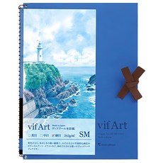 Maruman 細目SM水彩紙, 242g/m², 223 x 164mm, 1本