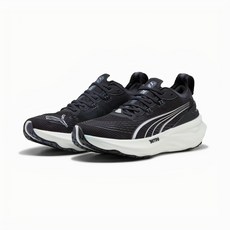 PUMA 男款慢跑鞋 FOREVERRUN NITRO 黑色 運動鞋 舒適透氣 氮氣中底, 27cm