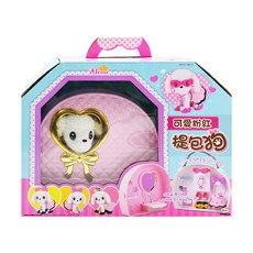 MIMI WORLD Mimi 可愛粉紅提包狗, 1個
