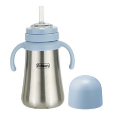 Edison 316不鏽鋼吸管杯, 藍色, 300ml, 1個