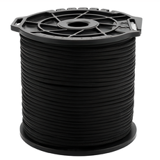 ISE MOUNT 小島嶼山 9芯傘繩線軸 附切割刀槽, 100m, 黑色