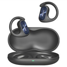 1MORE 萬魔 FIT SE 開放式運動藍牙耳機 創新開放式設計 14.2mm類鑽石振膜動圈單元 ENC通話降噪, EF606, 曜夜黑