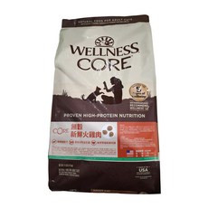Wellness CORE 無穀挑嘴貓配方乾飼料, 新鮮火雞肉, 4.9kg, 1袋