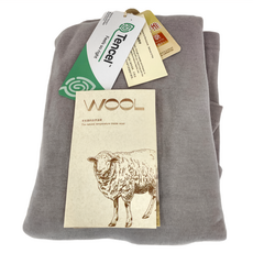 高領王牌羊毛原絨衣 61.6% 萊賽爾纖維, L, 灰紫