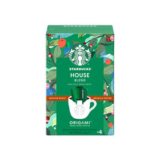 STARBUCKS 星巴克 濾掛咖啡 家常咖啡, 9g, 4包, 1盒
