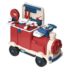 PLAYFUL TOYS 頑玩具 滑行餐具小火車, 1組