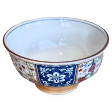 輕量6井 赤牡丹 日本製陶瓷碗 16.5cm 寬 8.5cm 高 850mL 滿水容量, 1個