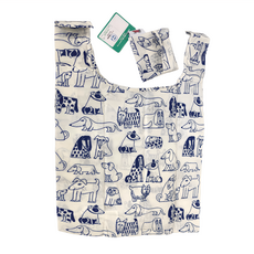 MARUSHIN 丸真 lisa larson cat bag 環保袋 聚酯纖維, 白色, 63.5 x 40 x 20cm