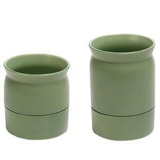 Dailylike 餐具瀝水桶 2入, 抹茶綠, 1組