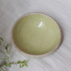 吾山窯 霧面描邊迷你醬料缽 陶瓷 約8xH2.5cm, 黃色, 1個