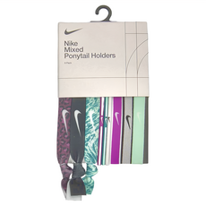 NIKE 耐吉 混搭式髮帶9件組, 紫色 + 綠色 + 黑色, 1組