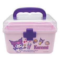 Sanrio 三麗鷗 酷洛米醫藥箱 22 x 17 x 15cm 紫色 可愛卡通, 1個