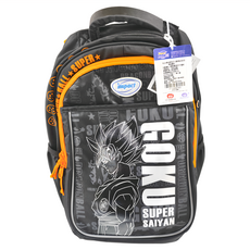 impact 怡寶 七龍珠超 成長型書包 黑色 IMDB30111BK 尼龍 適合身高130cm以上, 29 x 42 x 16cm