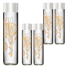 VOSS 芙絲風味氣泡水 柑橘檸檬草, 瓶裝水界的愛馬仕, 無糖零熱量, 375ml, 5瓶