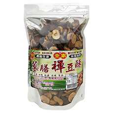 皇品 禪豆酥 藥膳原味 加入數種中藥材香料與胡椒提味, 340g, 1包