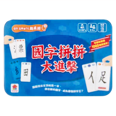 双美生活文創 國字拼拼大進擊 3歲以上, 1個, 單一顏色