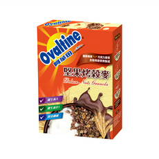Ovaltine 阿華田 巧克力麥芽堅果烤穀麥 優質堅果搭配巧克力麥芽 全穀燕麥烘烤製成, 250g, 1盒