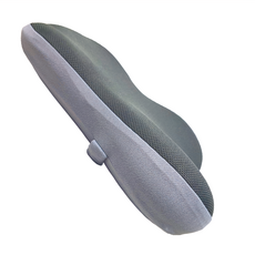 西格傢飾 新一代人體工學護脊腰枕 淺灰色 親膚面料 記憶棉